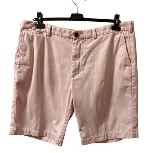 Brooks Brothers Mens Pink Chino Shorts‎ Size 42 x 11 Cotton Preppy